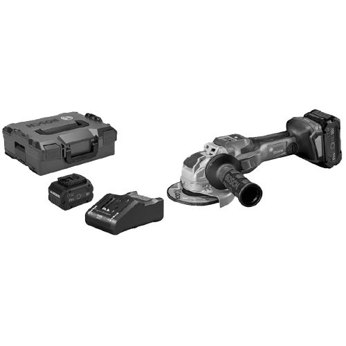 Meuleuse Biturbo 18V X-Lock GWX 18V-15 SC Professional + 2 batteries Procore 8Ah + chargeur + coffret L-Boxx - BOSCH - 06019H6501 pas cher