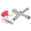 Clé universelle pour armoire électrique 71 mm KS TOOLS 130.1015 photo du produit