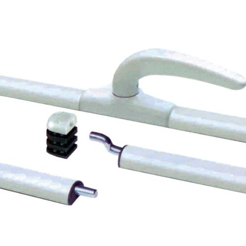 Crémone en applique LOTHUS 3 m avec tringle argent RAL9006 HERACLES F-1870-ARG photo du produit