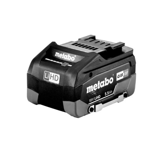 Pack de 3 batteries 18V LIHD + chargeur rapide 5,5 Ah - METABO - 1210082 pas cher Secondaire 1 L