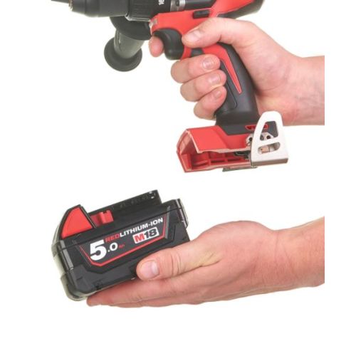 Perceuse à percussion brushless 18 V M18 BLPD2-402X 82 Nm + 2 batteries 4 Ah + chargeur M12-18 FC + coffret HD BOX MILWAUKEE 4933464560 photo du produit Secondaire 9 L