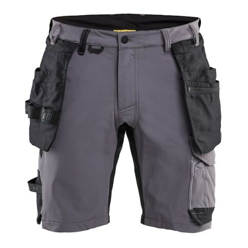 Short stretch 4D poches flottante d&eacute;tachable gris moyen/noir taille 52 - BL&Aring;KL&Auml;DER - 170216459699C58 pas cher