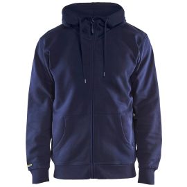 Sweat zipp&eacute; &agrave; capuche Bl&aring;kl&auml;der 3366 polycoton pas cher Principale M