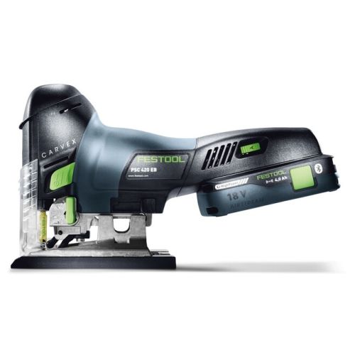 Scie sauteuse 18 V CARVEX PSC 420 EB-Basic-4,0 + batterie 4 Ah + Systainer SYS3 M 187 FESTOOL 577026 photo du produit Secondaire 2 L
