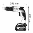 Visseuse plaquiste sans-fil Bosch GSR 18V-EC TE 18 V + 2 batteries Procore 4Ah + chargeur + L-Boxx photo du produit Secondaire 1 S