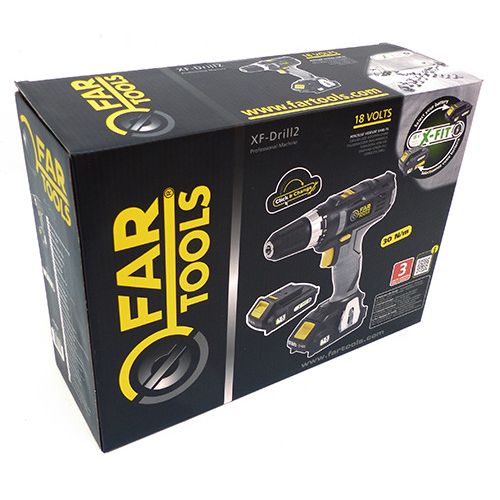 Perceuse-visseuse X-FIT 18 V XF-DRILL2 + 2 batteries 1,5 Ah + chargeur FARTOOLS 216000 photo du produit Secondaire 6 L