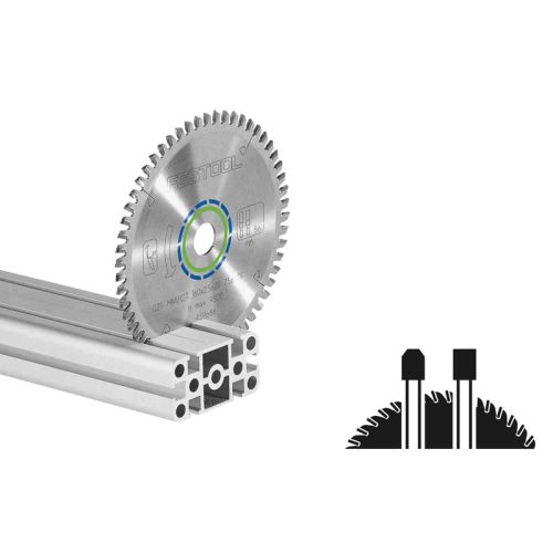 Lame de scie circulaire ALUMINIUM/PLASTICS HW 230x2,5x30 TF76 - FESTOOL - 500649 pas cher Secondaire 1 L