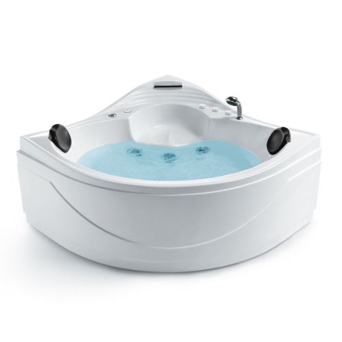 Baignoire balnéo SWEET 135 IMASSAGE duo en angle - THALASSOR - SWEET135-IM pas cher