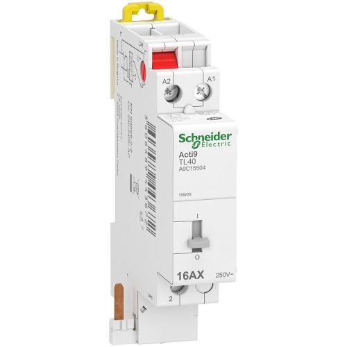 Télérupteur à raccordement rapide ACTI9 iDT40 TL 16A 230V 2P - SCHNEIDER ELECTRIC - A9C15509 pas cher Secondaire 1 L