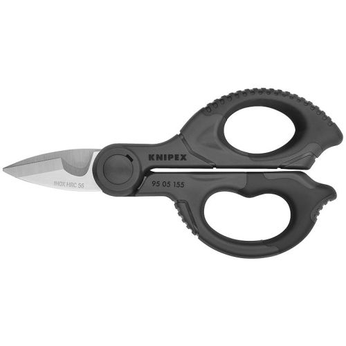 Ciseau d'électricien bi-matière - KNIPEX - 95 05 155 SB pas cher