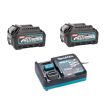 Boulonneuse à chocs 40V + 2 batteries 2,5Ah + chargeur rapide + MAKPAC 3 - MAKITA - TW001GD201 pas cher Secondaire 3 S