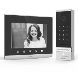 Visiophone Extel filaire et connecté avec digicode intégré - 720320 pas cher Principale M