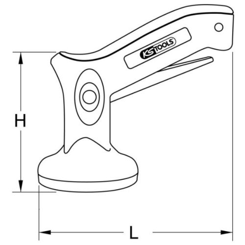 Mini-ventouse 8 kg KS TOOLS 140.1015 photo du produit Secondaire 1 L
