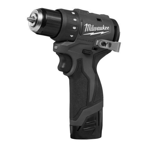Perceuse-visseuse 12 V M12BLDDRC-202C brushless 10mm 40 Nm + 2 batteries 2 Ah + chargeur - MILWAUKEE - 4933499686 pas cher Secondaire 1 L