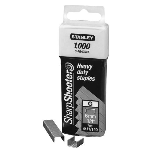 Agrafes 6 mm type G boîte de 5000 - STANLEY - 1-TRA704-5T pas cher