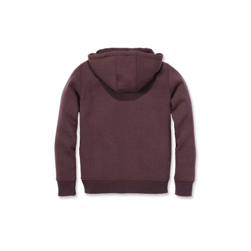 Sweat-shirt zippé à capuche MIDWEIGHT femme TXS rouge pourpre CARHARTT S1102788518XS photo du produit Secondaire 1 L