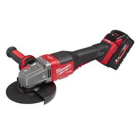 Meuleuse d'angle 18V Milwaukee FUEL M18 FHSAG125XPDB-552X 125 mm + 2 batteries 5,5Ah + chargeur rapide M12 M18 en HD box - 4933471080 photo du produit Principale M