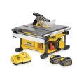 Scie à table 54V XR Flexvolt + 2 batteries 6 Ah + chargeur DEWALT DCS7485T2-QW photo du produit