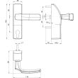Module extérieur Isy Module béquille profil européen aluminium JPM IM1121-13-0A photo du produit Secondaire 1 S