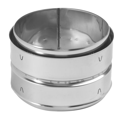 Raccord manchon inox 125 - TEN - 116125 pas cher