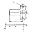 Came 3 points 1095-764 plate - RONIS - 65010 pas cher