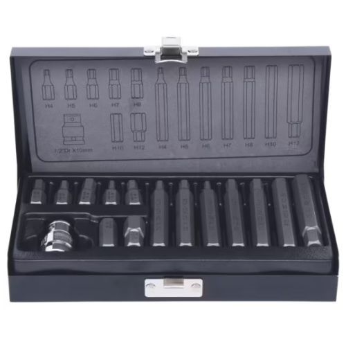 Coffret de 15 embouts de vissages 6 pans 1/2 '' 10 mm KS TOOLS 911.5040 photo du produit