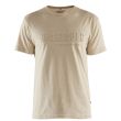 T-shirt imprimé 3D à manches courtes beige T3XL - BLÅKLÄDER - 353110422509XXXL pas cher