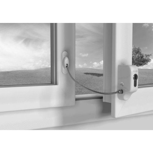 Entrebâilleur de fenêtre à câble CABL’AIR blanc - SOCONA - H6S CABLAIR pas cher Secondaire 2 L