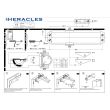 Ferme-porte FIRST 15 force 2-4 avec bras compas argent - Héraclès - G-HR-FIRST151 pas cher Secondaire 7 S