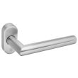 B&eacute;quille double sur rosace ovale &eacute;troite JADE 1394 inox bross&eacute;e - HERACLES - B-INOX-RE02 pas cher