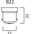 Lampe fluo-compacte MINI-LYNX GLS 827 B22 15W - SYLVANIA - 0035503 pas cher Secondaire 1 S