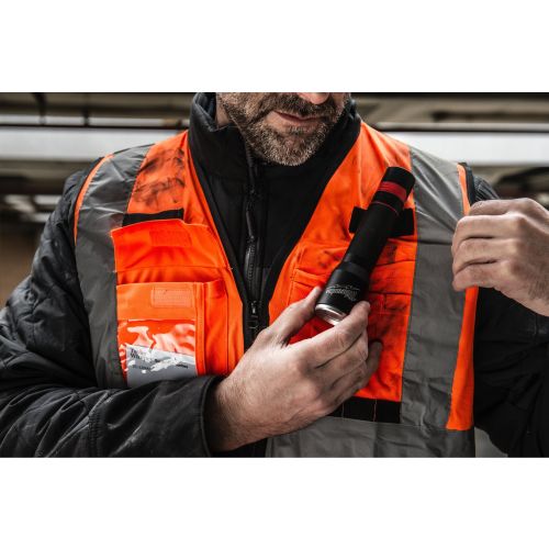 Gilet premium haute visibilité orange taille L/XL MILWAUKEE 4932471899 photo du produit Secondaire 5 L