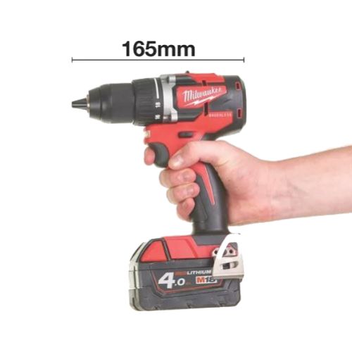 Perceuse-visseuse M18 CBLDD-402C BRUSHLESS + 2 batteries 4 Ah + chargeur + coffret MILWAUKEE 4933464539 photo du produit Secondaire 7 L