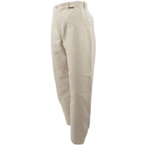Pantalon largeot &agrave; passants moleskine &eacute;cru taille basse 42 LE LABOUREUR 2110-1100-0200-42 photo du produit