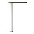 Pieds réglable 3 cm maximum diamètre 60 x 71 cm blanc set de 4P 23R-71BL photo du produit