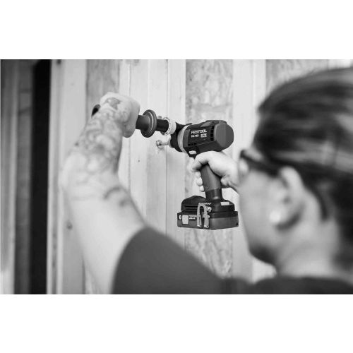 Perceuse-visseuse 18V QUADRIVE TDC 18/4 5,0/4,0 I-Set + 2 batteries 4Ah / 5Ah + chargeur + coffret SYSTAINER SYS3 - FESTOOL - 577612 pas cher Secondaire 4 L