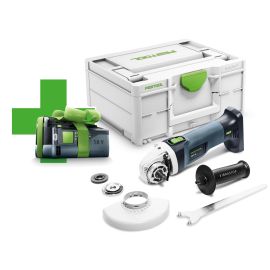 Meuleuses d'angle 18V Festool AGC 18-125 EB-Basi + 1 batteries 5,2 Ah en coffret - 577031 photo du produit Principale M