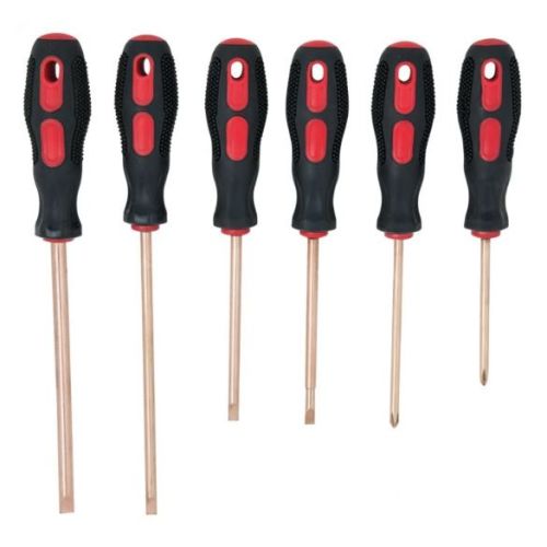 Jeu de 6 tournevis BERYLLIUMPLUS Fente et Phillips KS TOOLS 962.0806 photo du produit Principale L