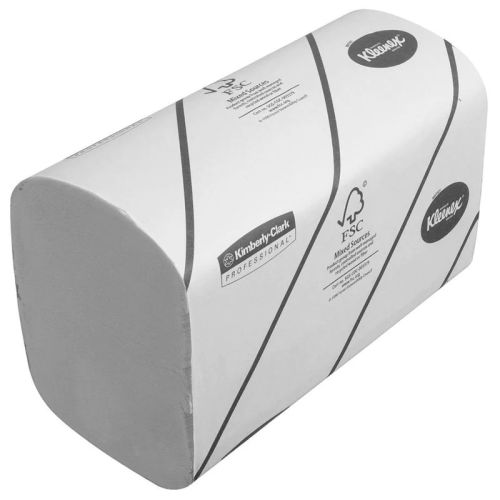 Essuie-mains enchevêtrés Kleenex 2 plis blanc 41,5x21,5cm carton 2820 - GLOBALNET - 670302 pas cher Principale L