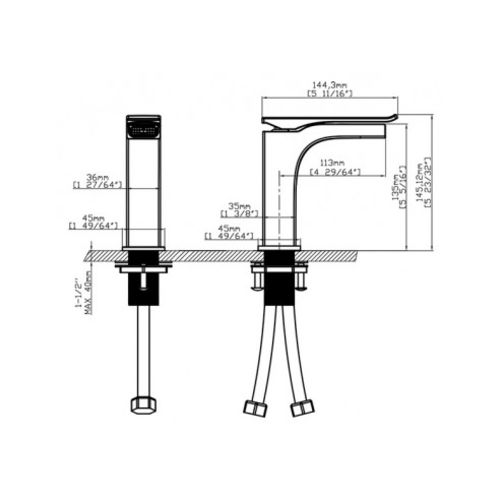 Robinet de lavabo noir mat ALPHEE - HUDOR - 3 701 394 912 296 pas cher Secondaire 6 L