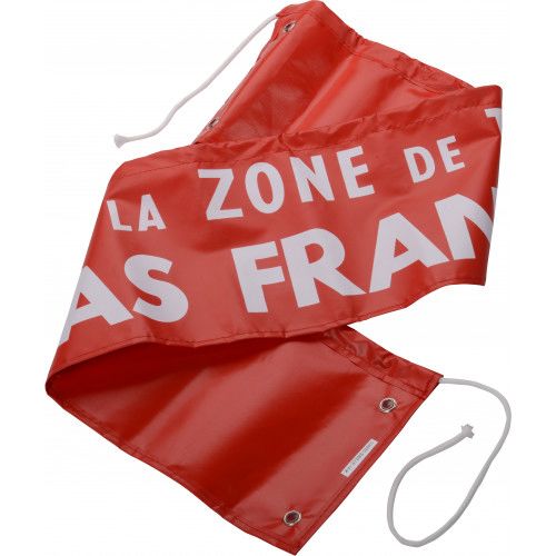 Banderole sécurité ''NE PAS FRANCHIR'' flexible 1m - SAM OUTILLAGE - 2364 pas cher