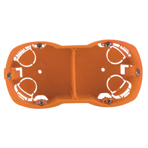 Boîte double pour appareillage 2 postes D 68mm - SIB - P12971 pas cher