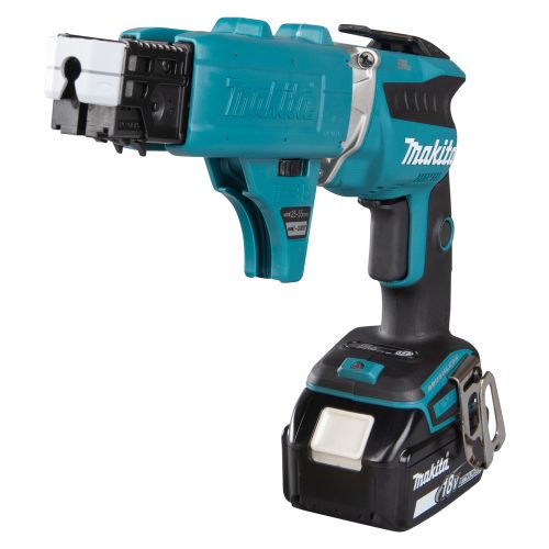 Visseuse automatique 1/4'' 18V LXT 5 x 25 à 55mm + 2 batteries 5Ah + chargeur rapide + coffret MAKPAC 2 - MAKITA - DFS452TJX2 pas cher Secondaire 1 L