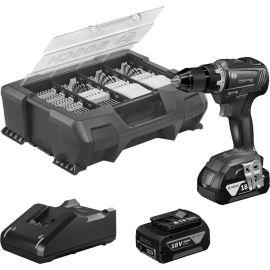 Perceuse visseuse 18V Bosch GSR 18V-55 + 2 batteries 4 Ah + chargeur + coffret L-CASE Pick & Click - 06019H5209 pas cher Principale M