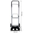 Diable aluminium télescopique et pliable 90kg STOCKMAN AT90 photo du produit Secondaire 2 S