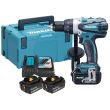 Perceuse-visseuse 18 V Li-Ion LXT + 3 batteries 5 Ah + chargeur en coffret MAKPAC MAKITA DDF458RT3J photo du produit