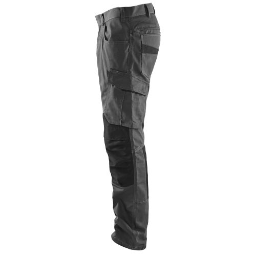 Pantalonalon maintenance +stretch vert kaki/noir T40L - BLÅKLÄDER - 149513304599C146 pas cher Secondaire 3 L