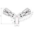 Robinet double de machine à laver laiton chromé - GARIS - B01-RMLDB pas cher Secondaire 3 S