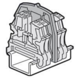 Cloison de séparation VIKING 3 Legrand pour blocs de jonction à vis avec 1 entrée 1 sortie pas de 5 mm, 6 mm, 8 mm ou 10 mm - 037560 photo du produit Principale M