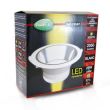 Downlight LED SIRIUS basse luminance blanc / argenté rond D 230 mm 25 W 2050 Lm 3000 K MIIDEX LIGHTING 76547 photo du produit Secondaire 3 S